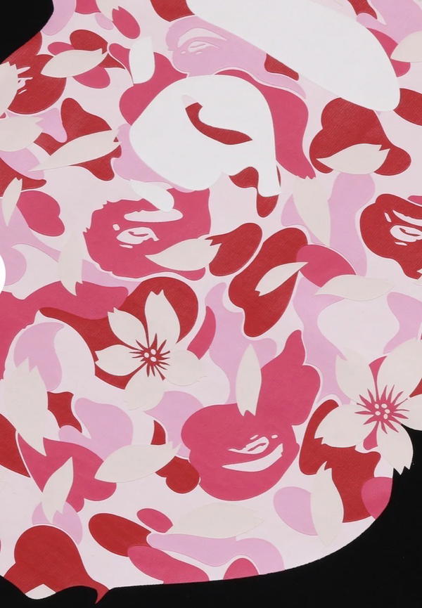 BLACK BAPE STA FLOWERS TEE Image 3 Preview