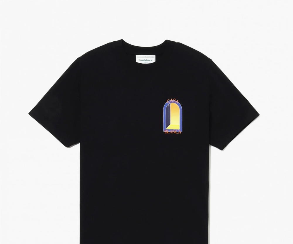 BLACK CASABLANCA DIMENSION TEE Preview Image