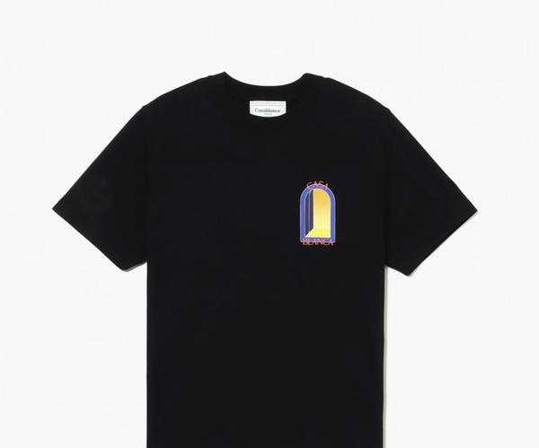 BLACK CASABLANCA DIMENSION TEE Image 1 Preview