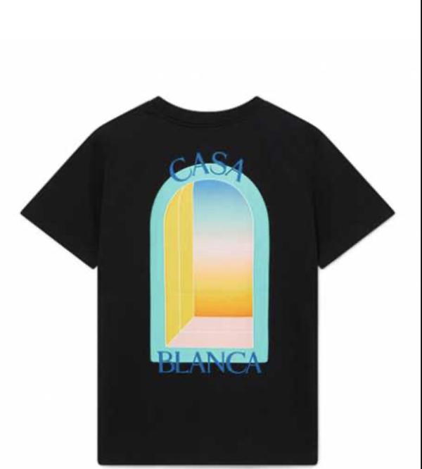 BLACK CASABLANCA DIMENSION TEE Image 2 Preview