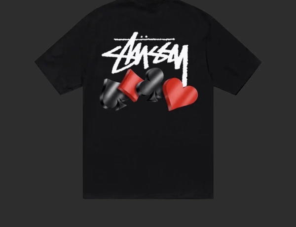 STÜSSY SOLITAR CARDS TEE Image 2 Preview