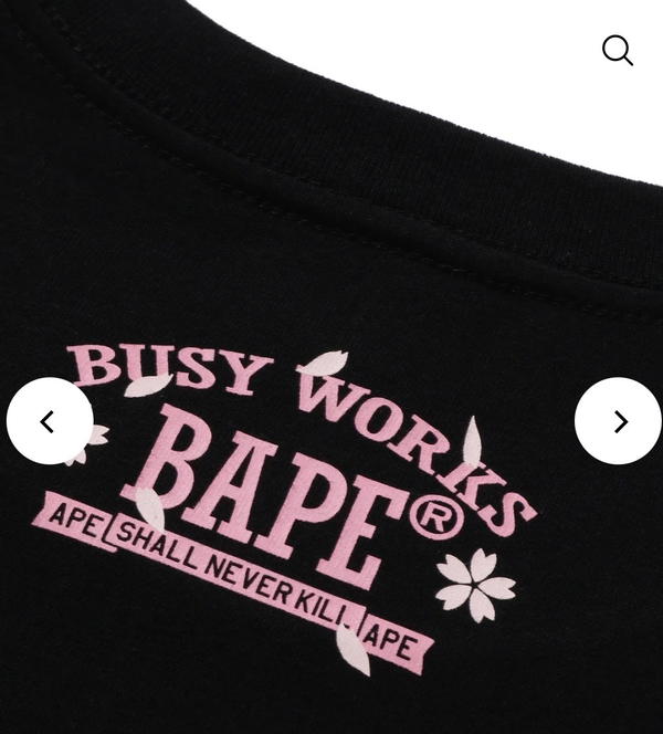 BLACK BATHING APE TEE Image 4 Preview