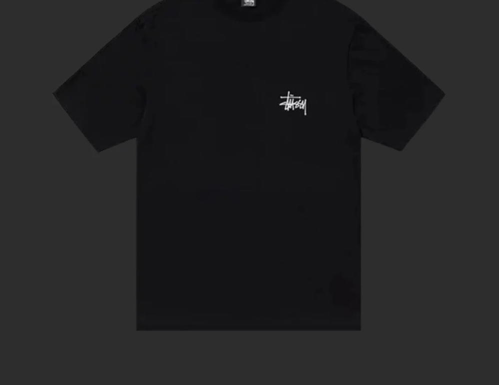 BLACK STÜSSY TEE Preview Image