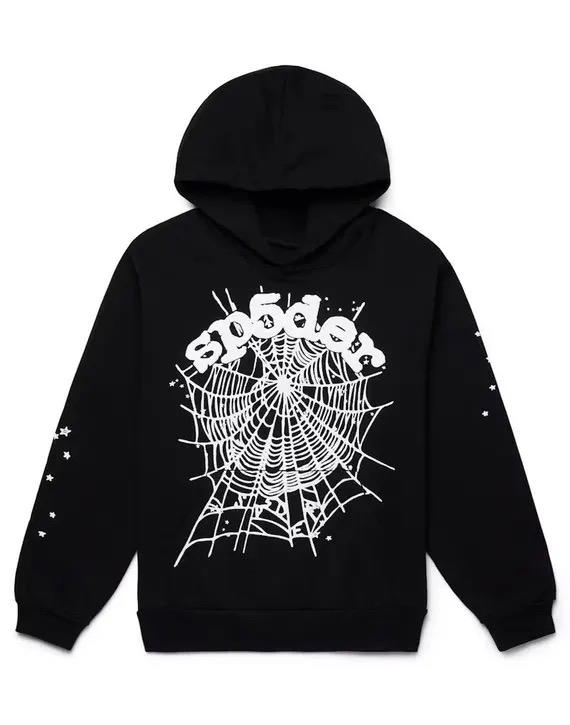 OG Black X White Sp5der Hoodie Preview Image