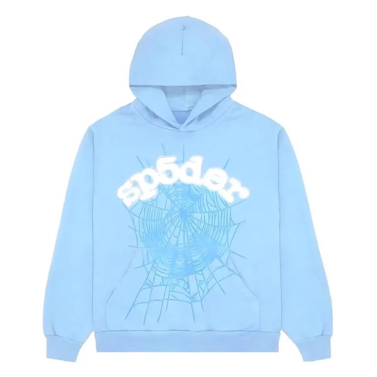 Baby Blue Sp5der Hoodie Preview Image