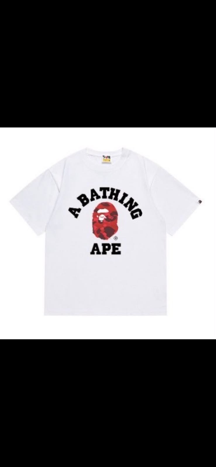 Bathing APE red camo text Preview Image