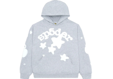 Grey Sp5der Hoodie Preview Image