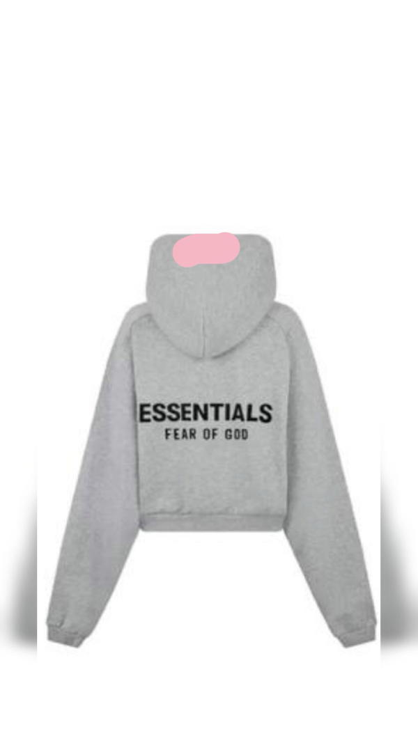 Essentials Grey Hoodie Image 2 Preview