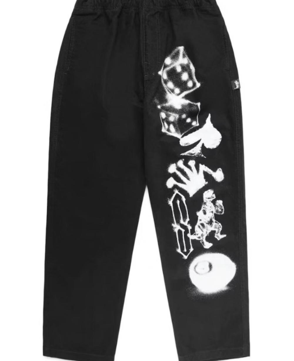 Stüssy Black Sweapants Dice Preview Image