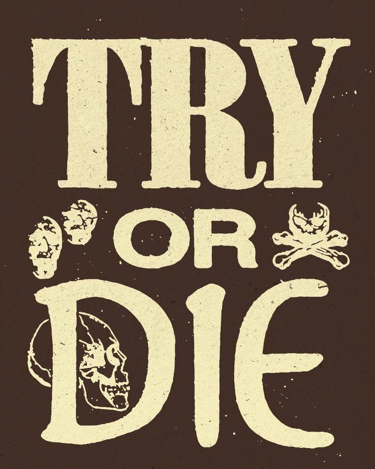 try or die poster Preview Image