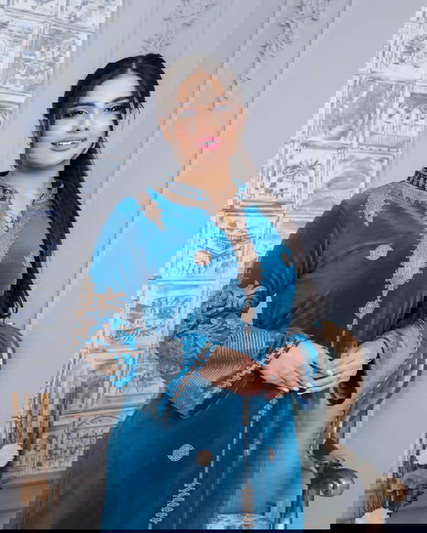 دشداشة مخمل كلوش  Image 3 Preview