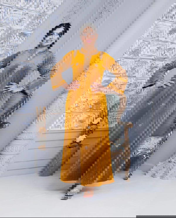 دشداشة مخمل كلوش  Image 8 Preview