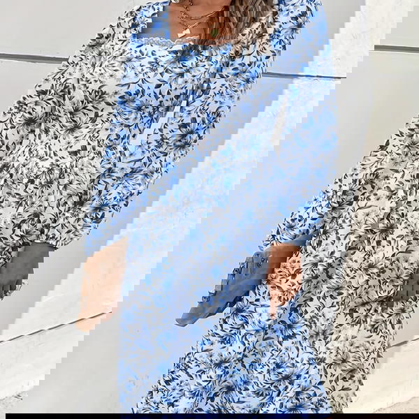 فستان طويل بأكمام ماركة ماكس  Image 1 Preview
