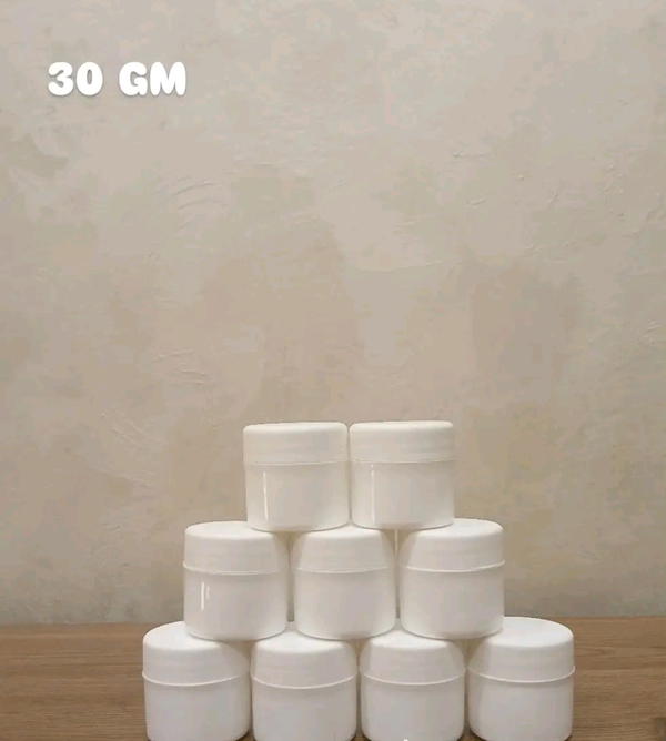 برطمان ٣٠مل لون ابيض  Image 1 Preview