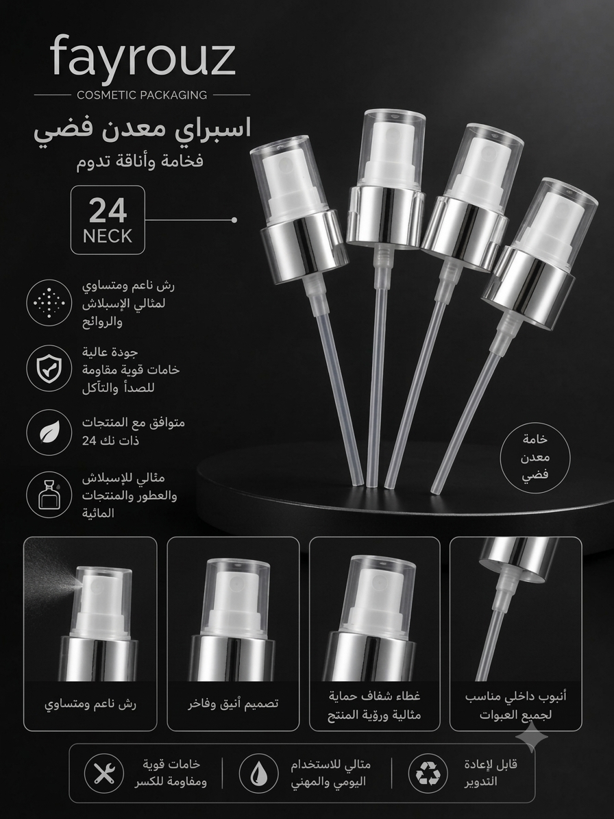 سبراي لون سلفر  بالابيض  Preview Image