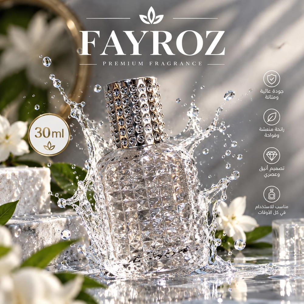 زجاجه عطور مزخرف خليجي ٣٠مل Preview Image