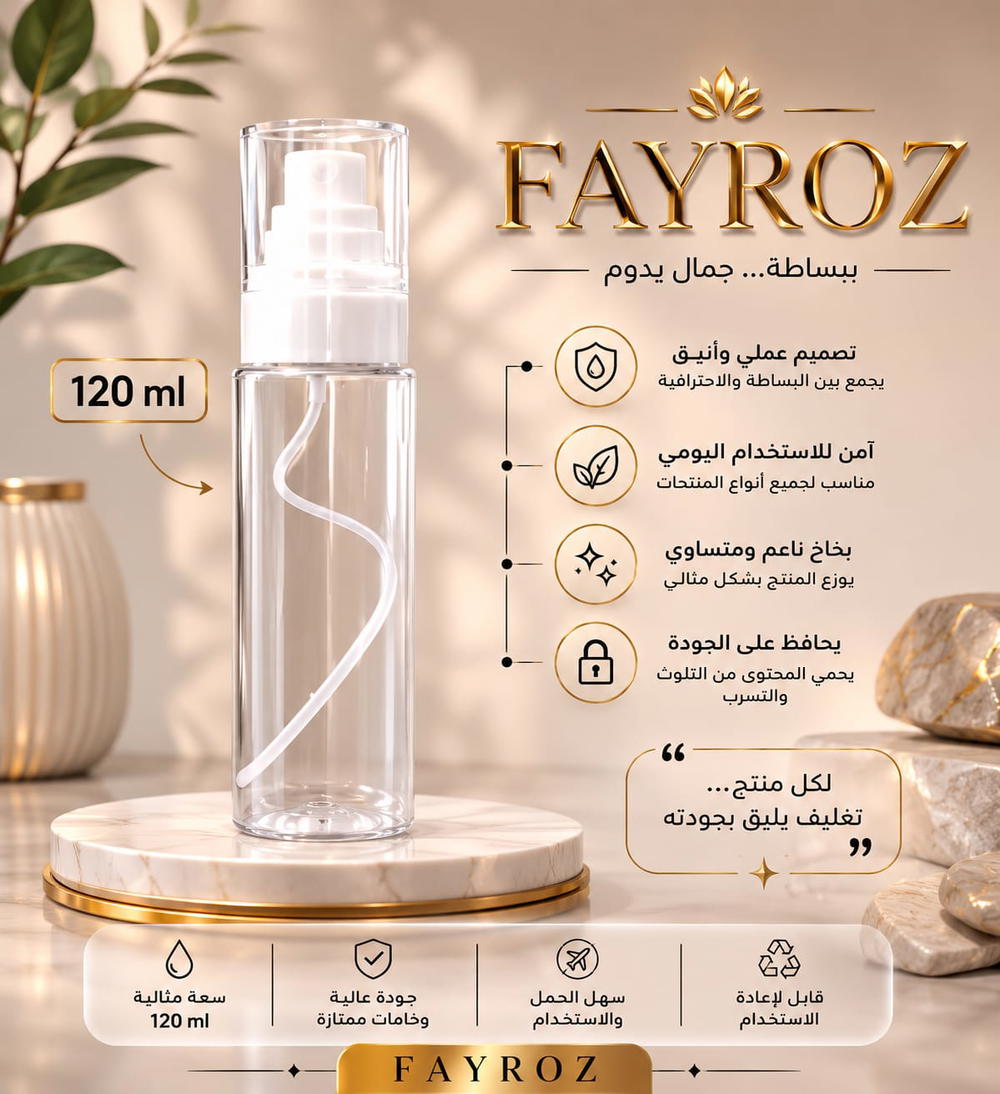 زجاجه سبلاش حجم ١٢٠مل كاب هرمي  Preview Image