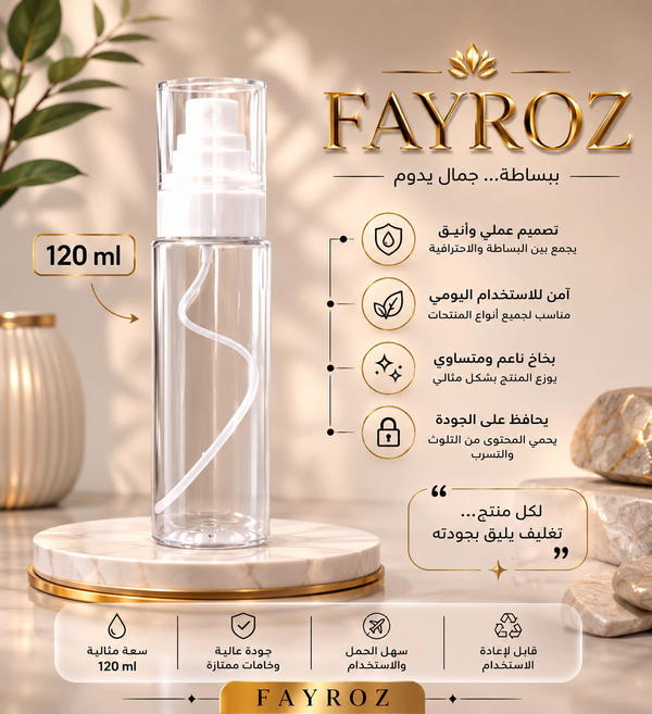 زجاجه سبلاش حجم ١٢٠مل كاب هرمي  Image 1 Preview