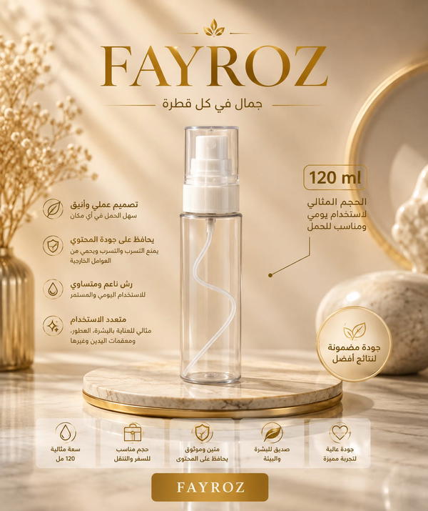 زجاجه سبلاش حجم ١٢٠مل كاب هرمي  Image 2 Preview