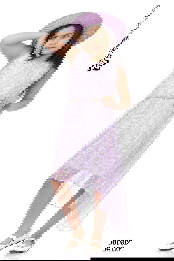 فستان شيفون ٨-١٢ سنه Image 2 Preview