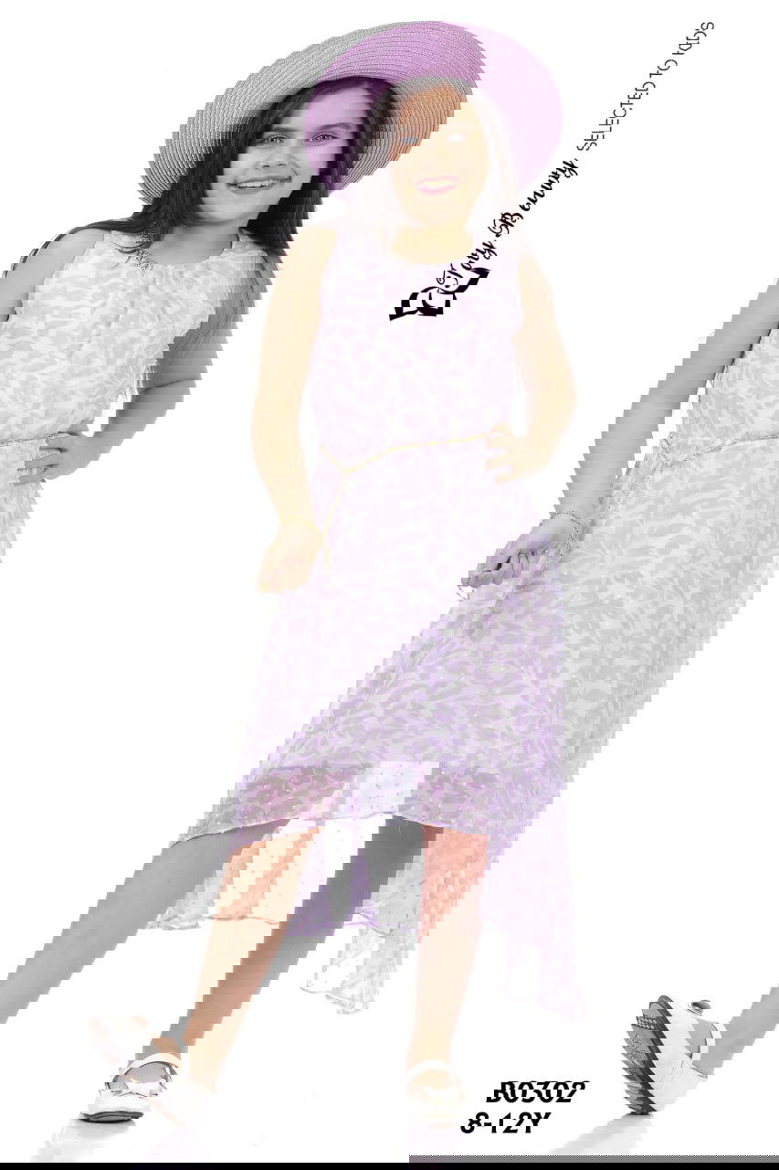 فستان شيفون ٨-١٢ سنه Preview Image