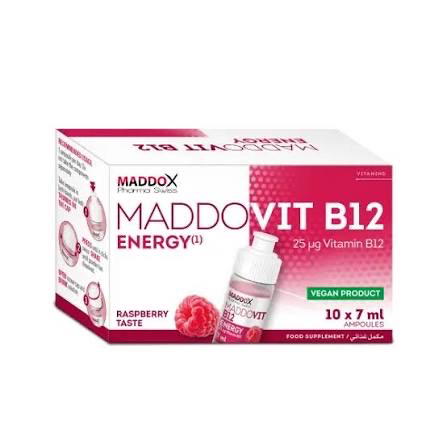 Maddovit B12 Energy 25 Mcg  Oral  10 Amp X 7 Ml Preview Image