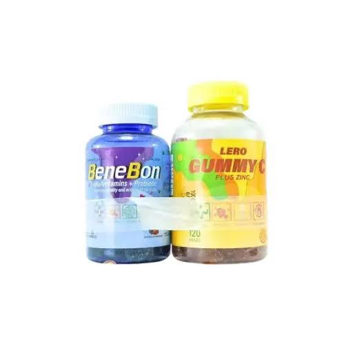 Lero Gummy C + Benebon  Multivitamins Gummies  (120 + 60) Pcs (1+1)  Image 1 Preview