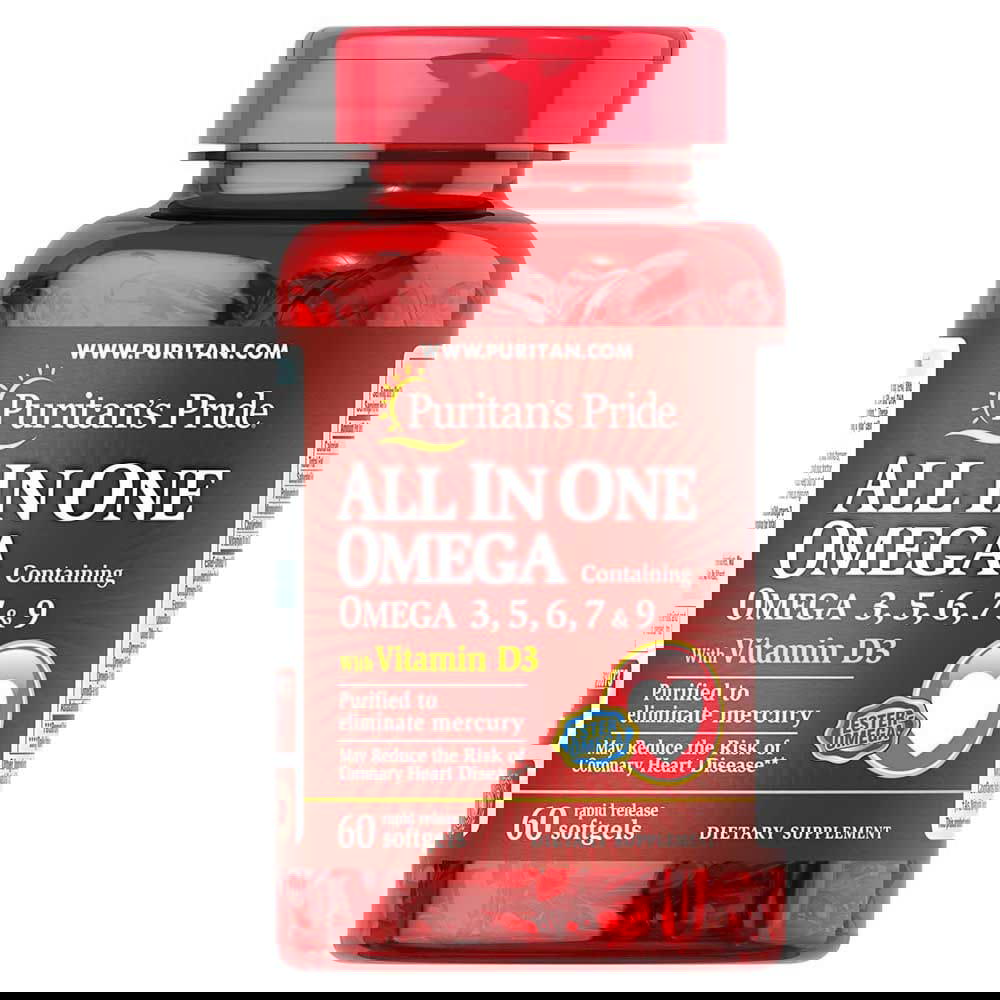 Puritanis Pride All In One Omega 60 tab Preview Image