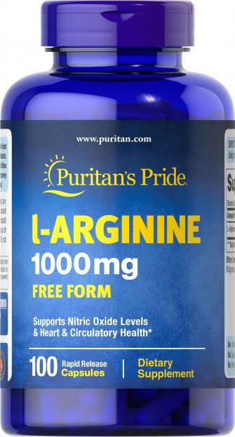 Puritanis Pride L-Arginine 100cap Image 1 Preview