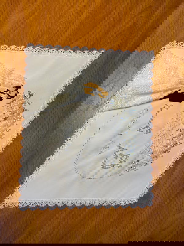 منديل كتب الكتاب تطريز Image 3 Preview