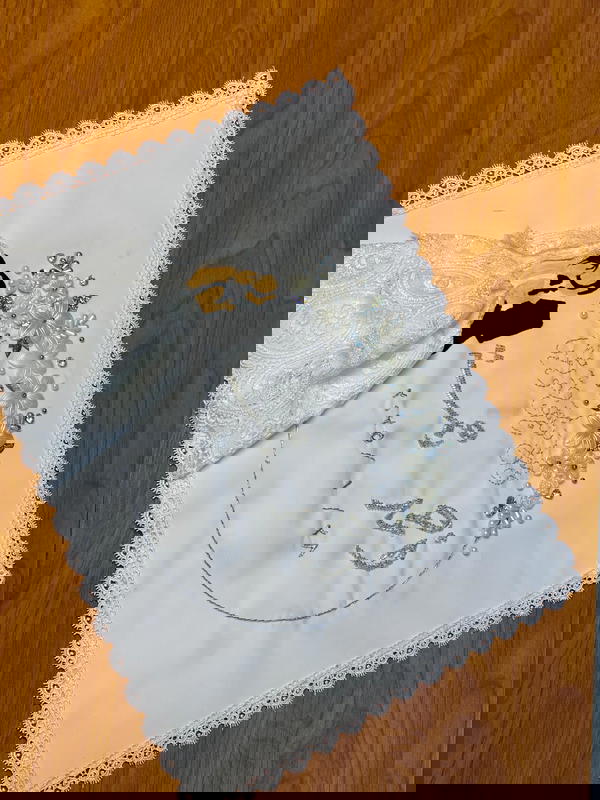 منديل كتب الكتاب تطريز Image 4 Preview