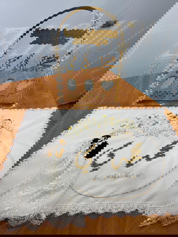 منديل كتب كتاب وبصمه كتب كتاب Image 4 Preview