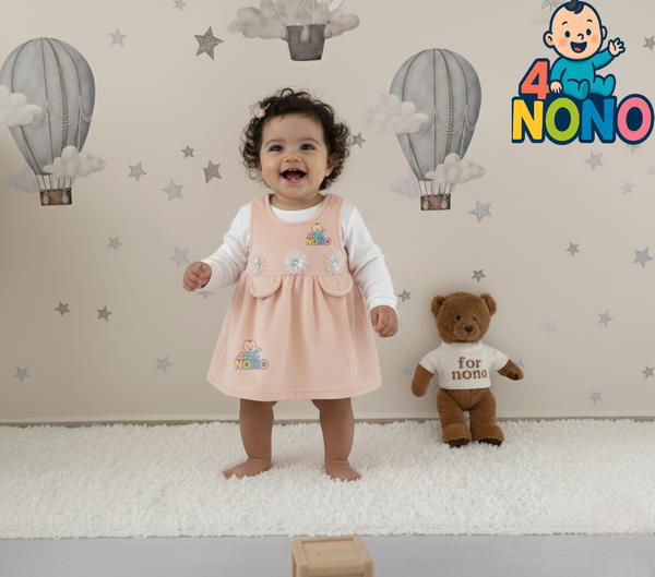 فستان بيبي بناتي قطيفة Image 3 Preview