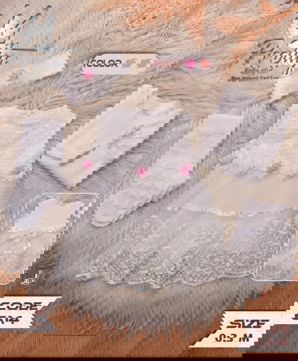 فستان سبوع مع كولون Image 1 Preview