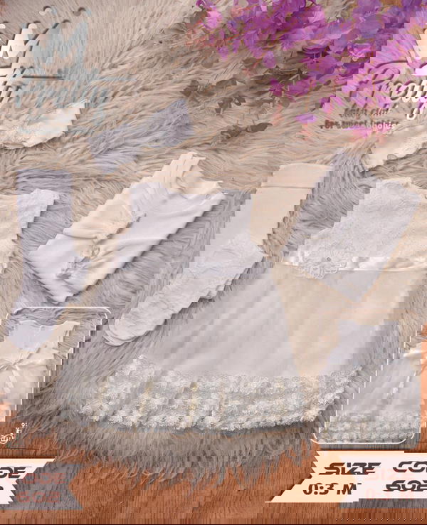 فستان سبوع مع كولون Image 1 Preview