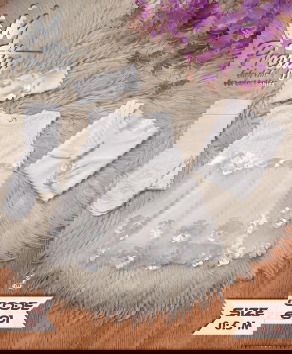 فستان سبوع مع كولون Image 2 Preview