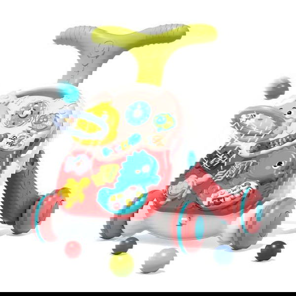 مشاية اطفال - مشاية عربة موسيقية بتصميم قابل للتحويل 3 في 1 مع العاب ملونة Image 5 Preview