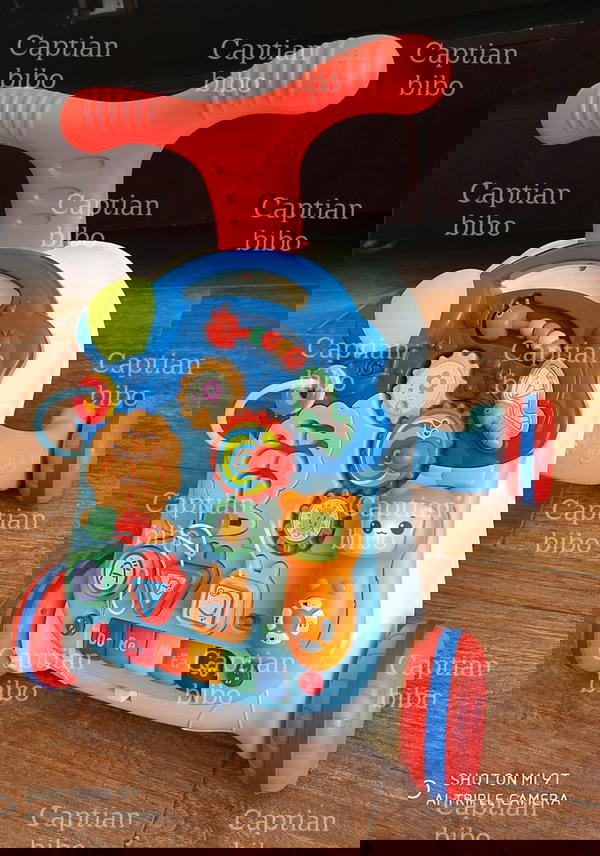 مشاية اطفال - مشاية عربة موسيقية بتصميم قابل للتحويل 3 في 1 مع العاب ملونة Image 10 Preview