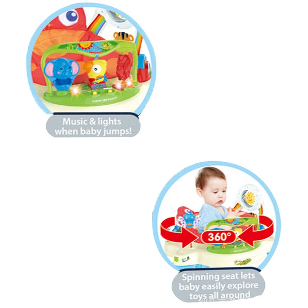 مشاية أطفال موسيقية من Baby Bucket Jumperoo تساعد على التوازن في أول خطوة للطفل Image 4 Preview