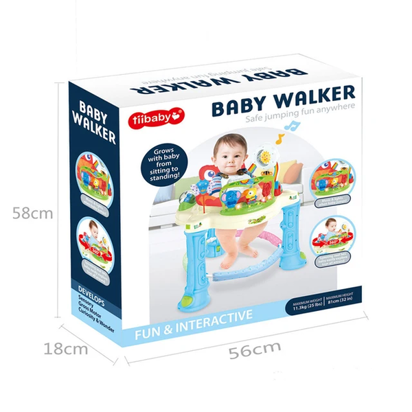 مشاية أطفال موسيقية من Baby Bucket Jumperoo تساعد على التوازن في أول خطوة للطفل Image 5 Preview