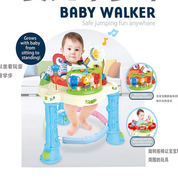 مشاية أطفال موسيقية من Baby Bucket Jumperoo تساعد على التوازن في أول خطوة للطفل Image 6 Preview