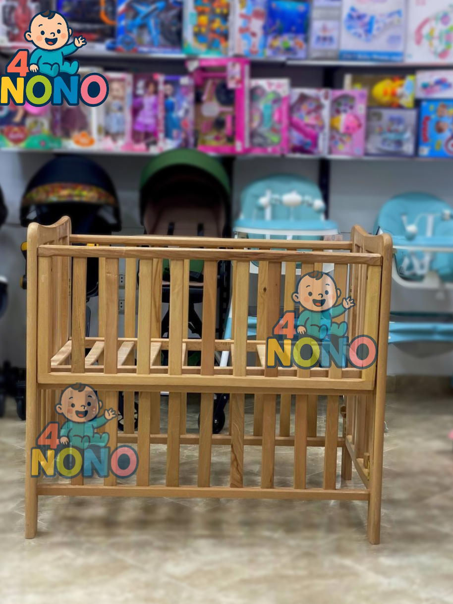 سرير اطفال خشب (مقاس 100*60 قابل للطي) Preview Image