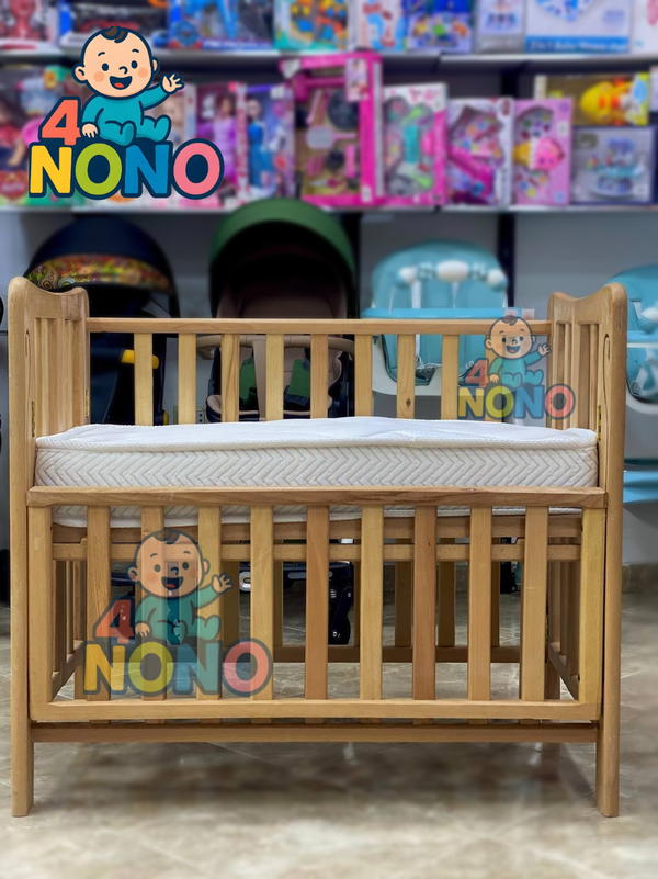 سرير اطفال خشب (مقاس 100*60 قابل للطي) Image 4 Preview