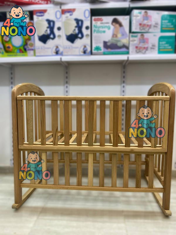 سرير بيبي هزاز خشب زان  Image 2 Preview