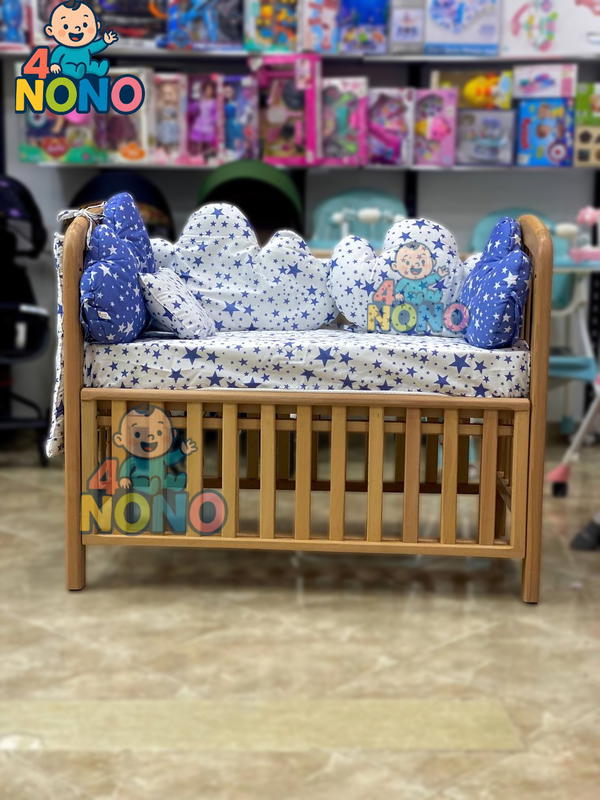 سرير بيبي هزاز خشب زان  Image 6 Preview