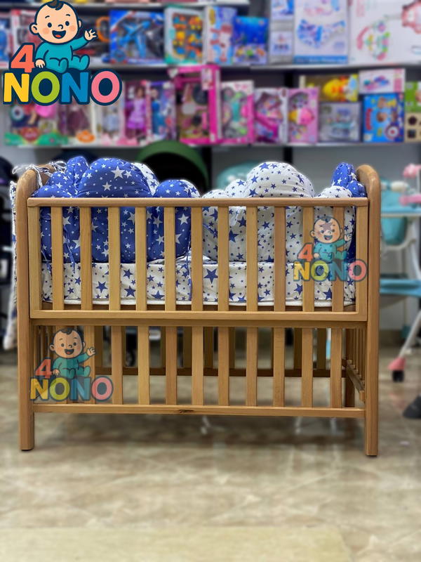 سرير بيبي هزاز خشب زان  Image 8 Preview