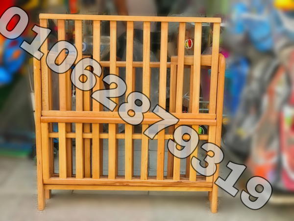 سرير خشب زان مقاس  100سم * 60 سم Image 3 Preview