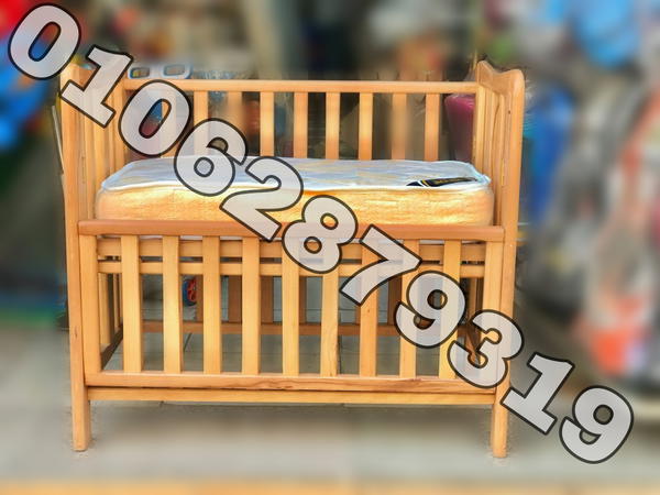 سرير خشب زان مقاس  100سم * 60 سم Image 6 Preview