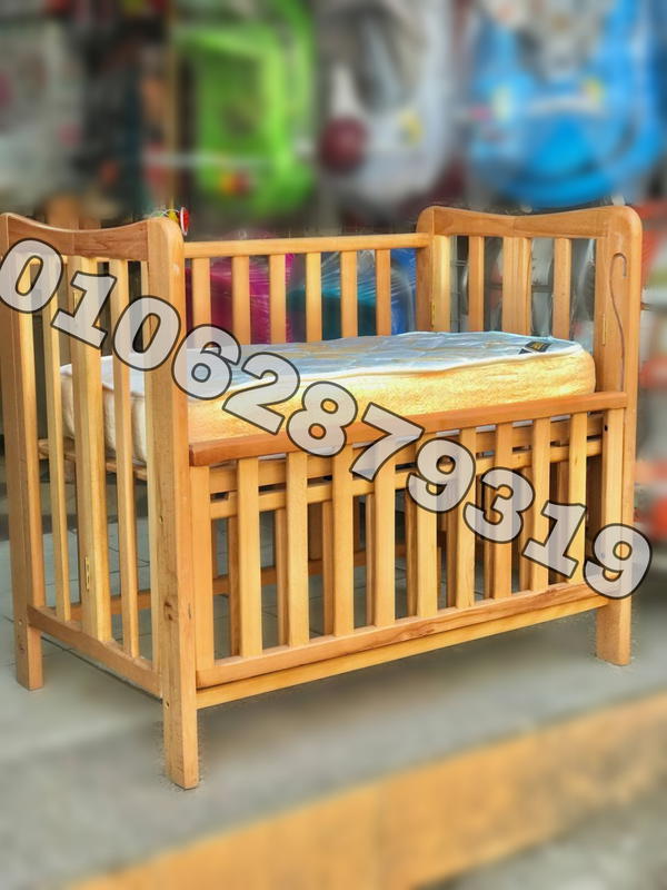 سرير خشب زان مقاس  100سم * 60 سم Image 7 Preview