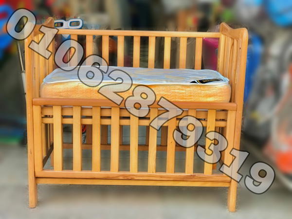 سرير خشب زان مقاس  100سم * 60 سم Image 8 Preview